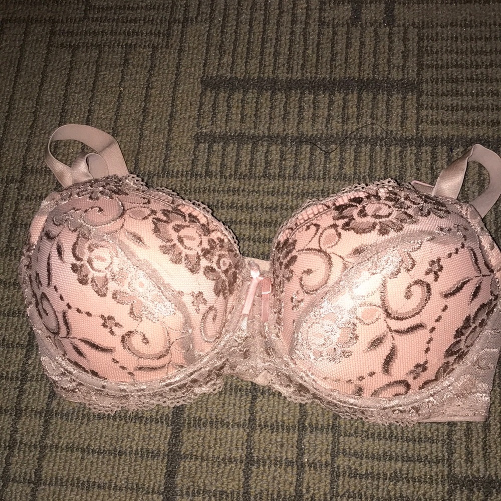 Lace Nude on Nude Bra